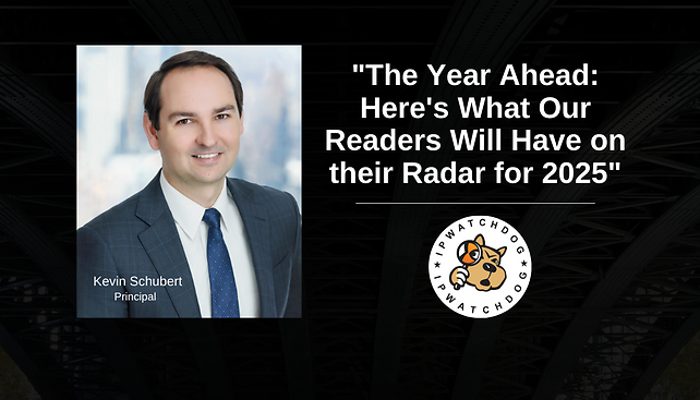 Kevin Schubert Contributes to IP Watchdog's "The Year Ahead: Here's What Our Readers Will Have on their Radar for 2025"